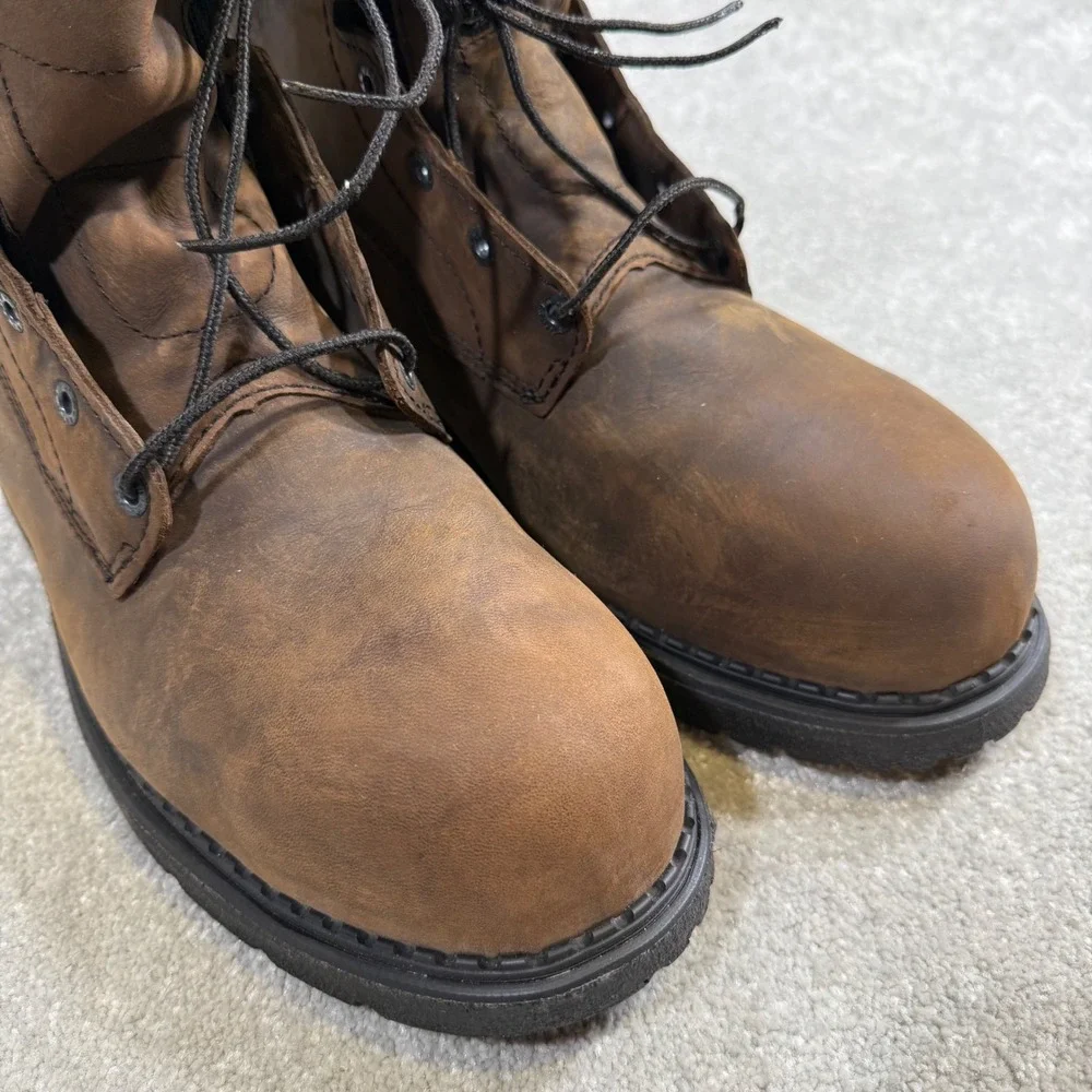 Red Wing 2211 Waterproof Safety Toe Work Boots 13D Leather 600G Thinsulate NIB